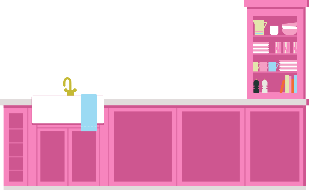 Boiler repairs Ipswich pink kitchen